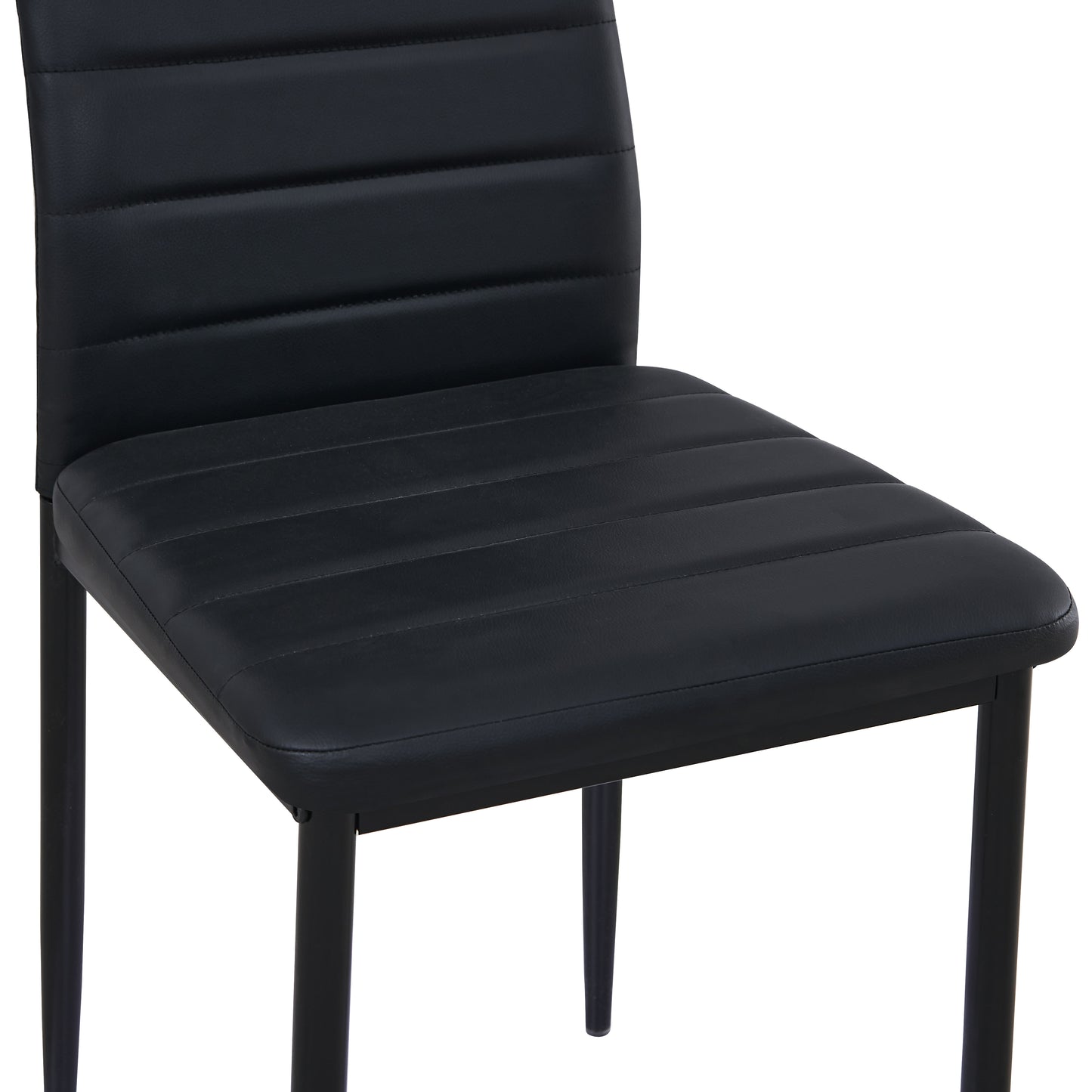 Lot de 6 Chaises de Salle à Manger en PVC Chaise de Cuisine Moderne Chaises