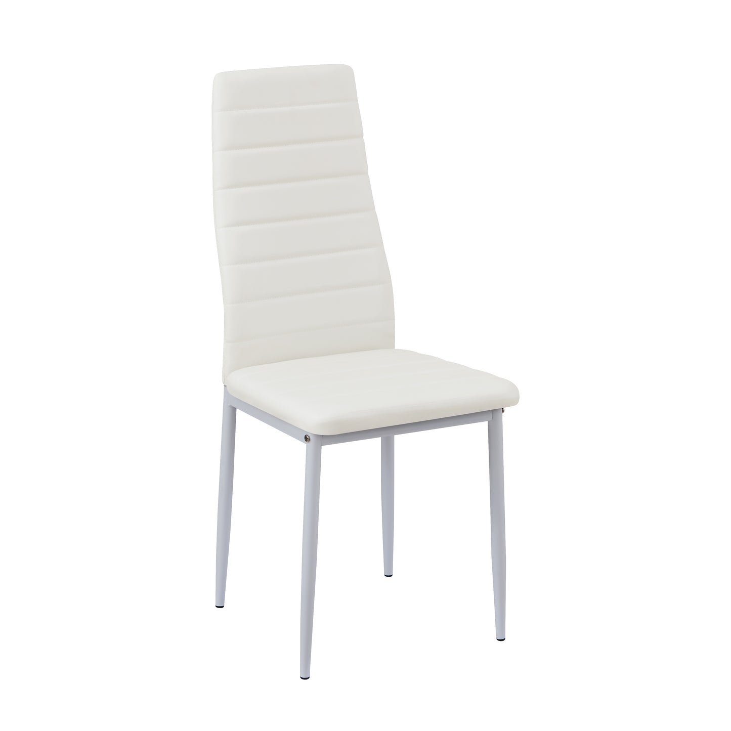 Lot de 6 chaises de salle à manger en PVC Chaises de cuisine modernes