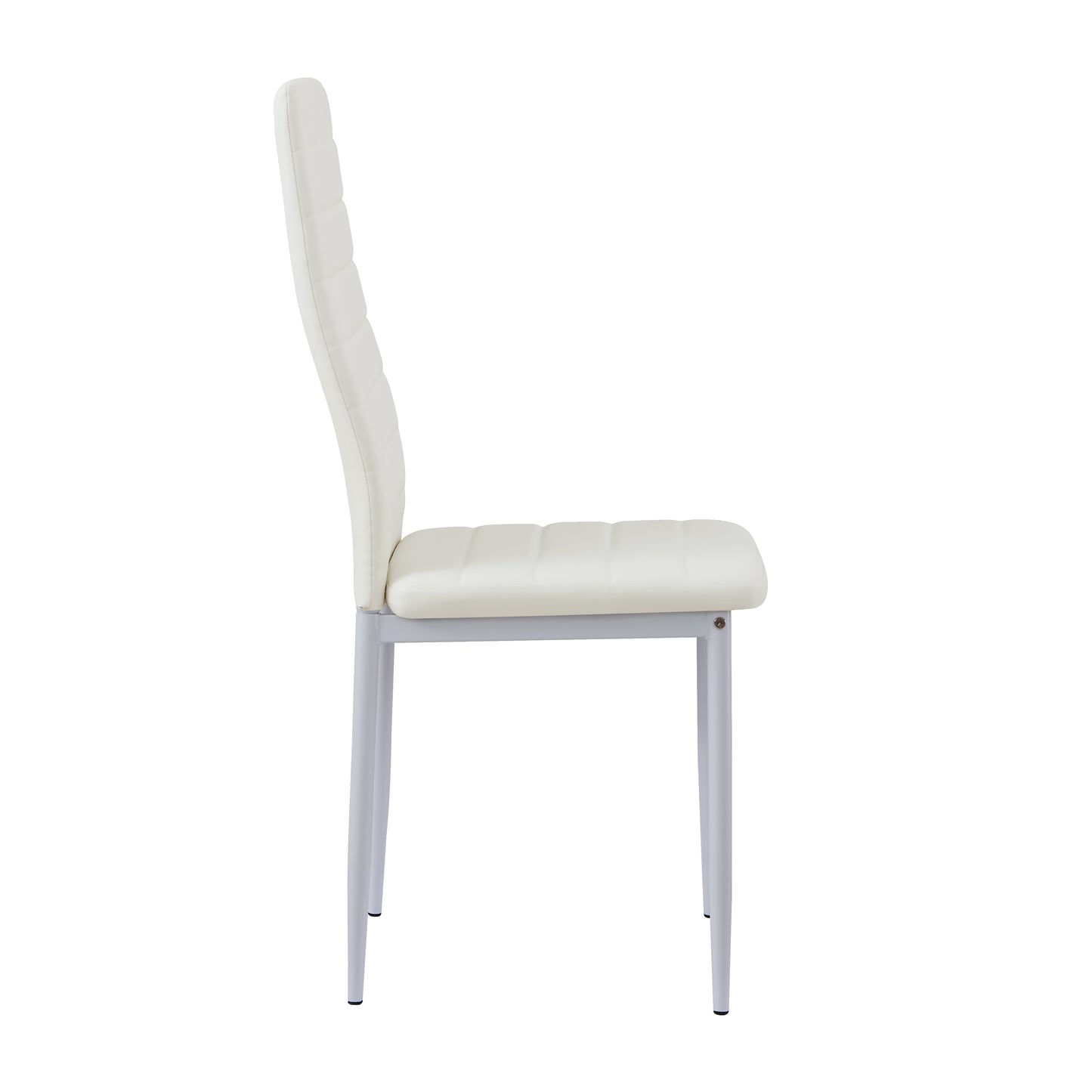 Lot de 6 chaises de salle à manger en PVC Chaises de cuisine modernes