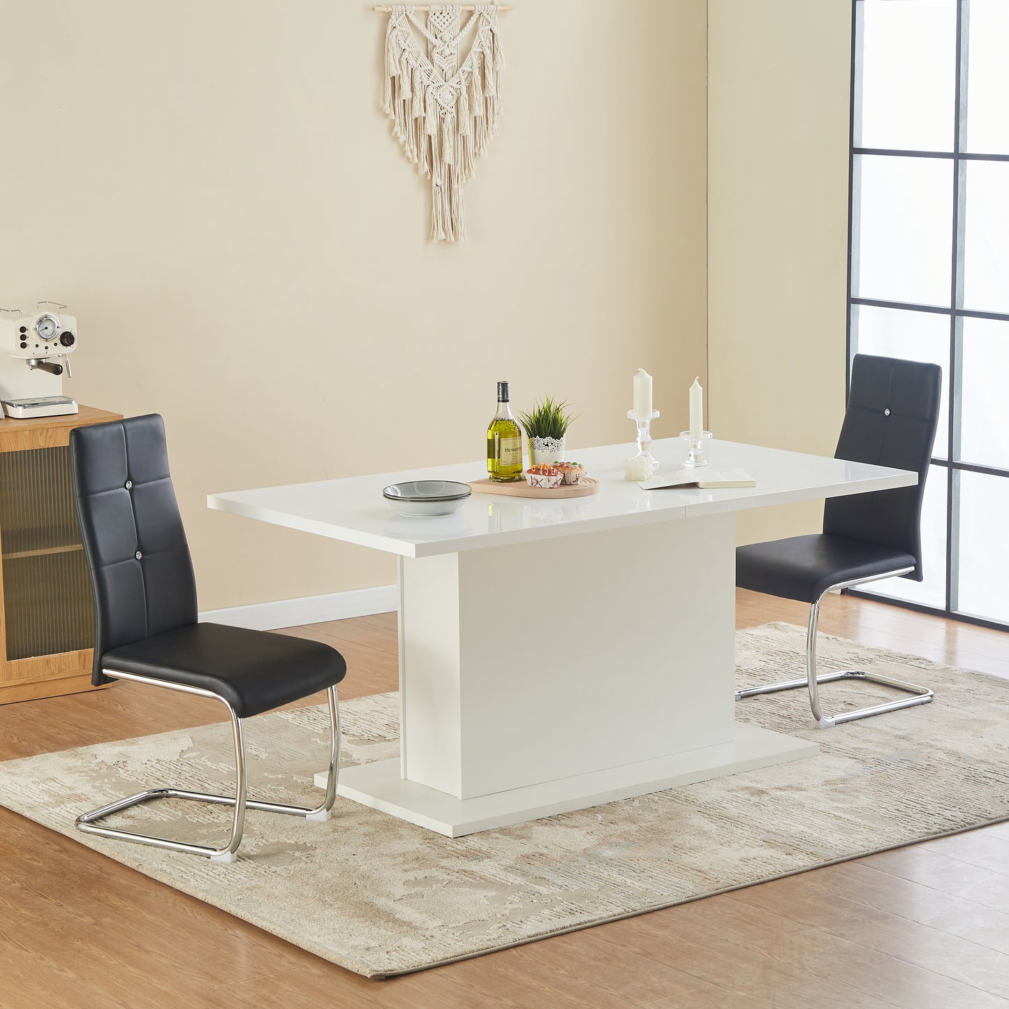 Lot de 2 Chaises de Salle à Manger - style moderne