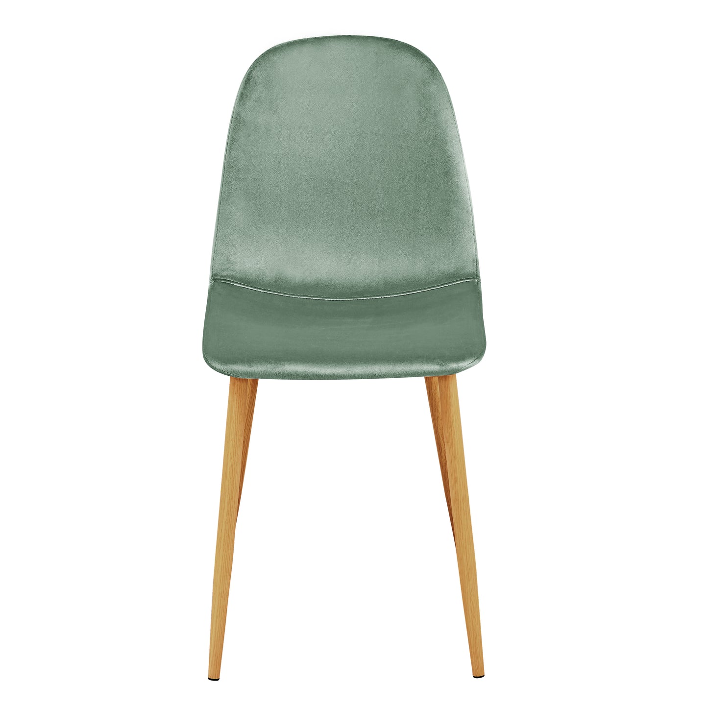 Chaise de Salle à Manger CHARLTON en Daim, avec Pieds en Métal