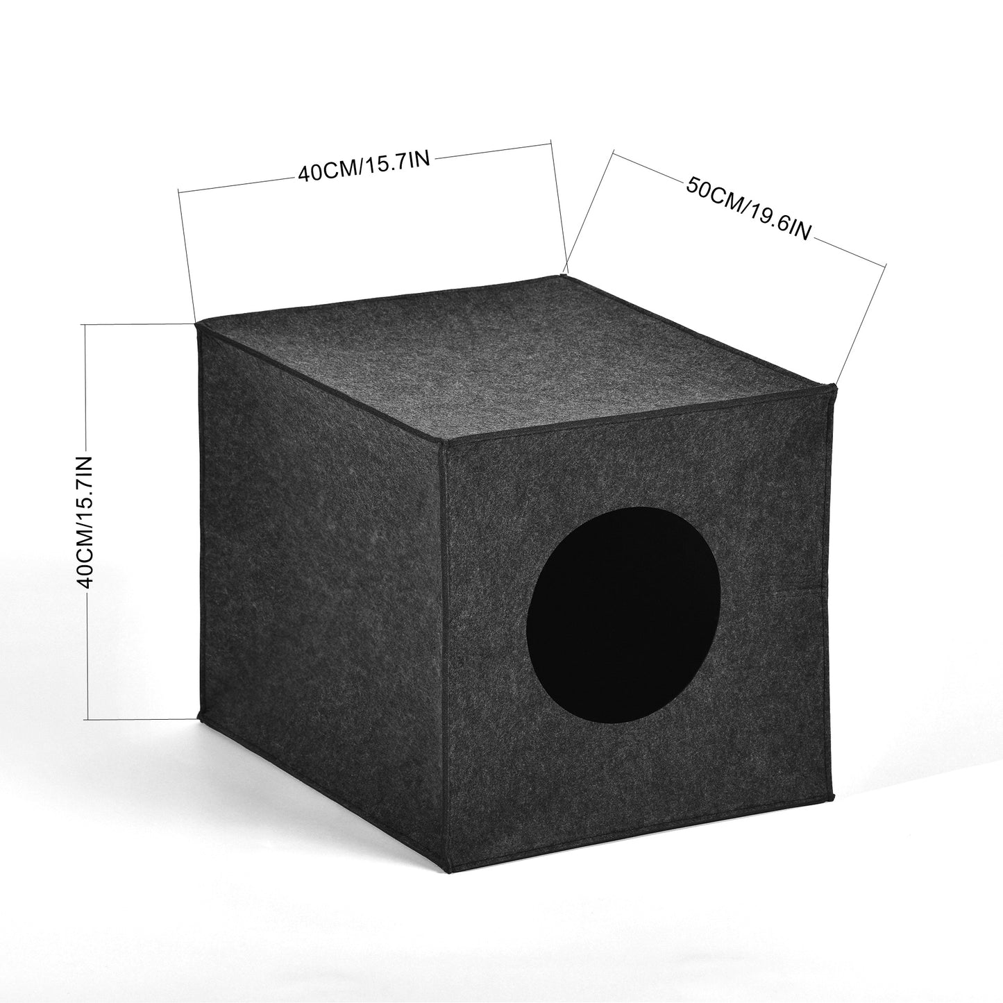 Table de Chevet avec 2 Tiroirs en Tissu, Table D'appoint, Table Basse de Salon, Petit Meuble de Rangement, 100 x 50 x 44cm---Marron