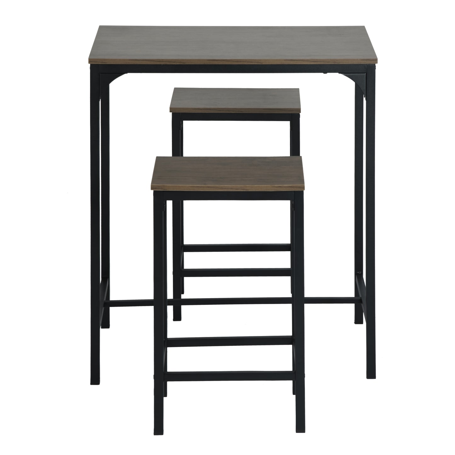 Chaise De Bar Vintage En MDF Et Tube En Fer Noir