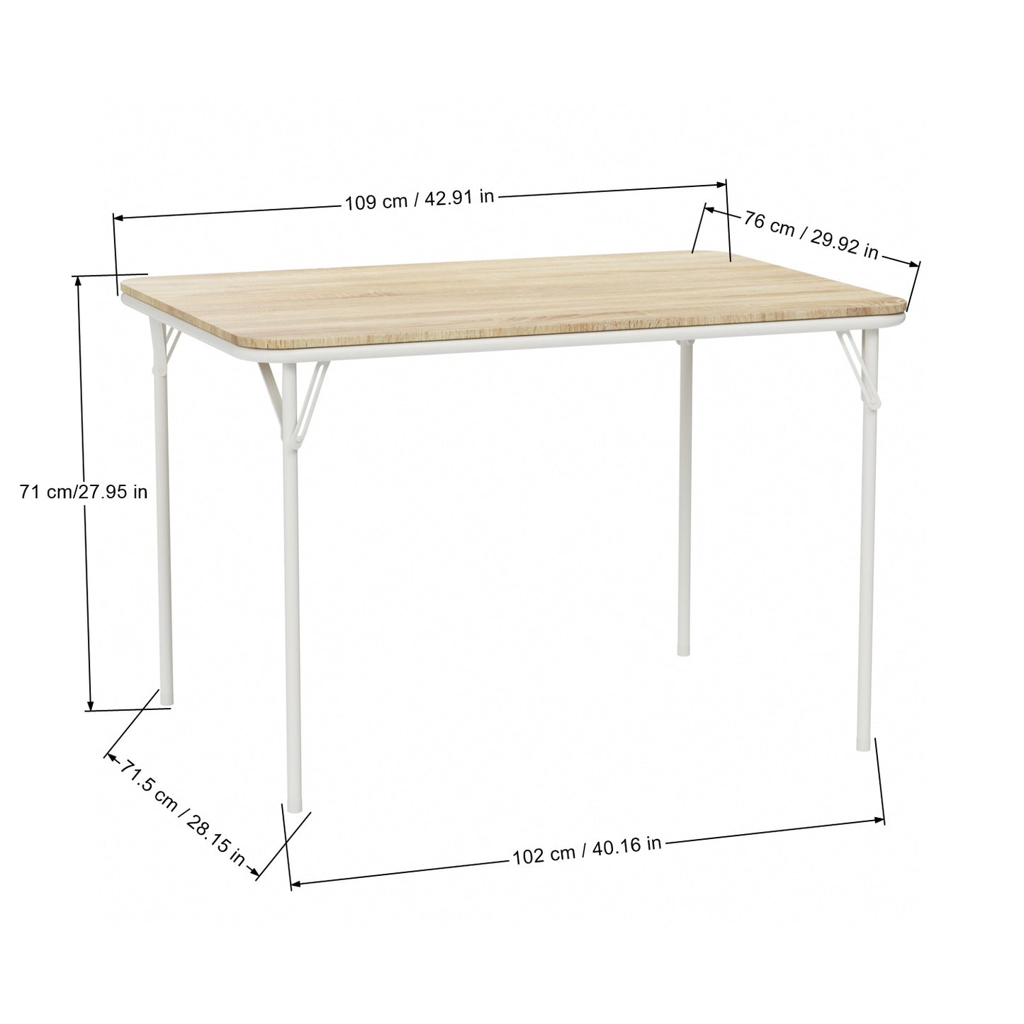 Table à Manger Rectangulaire en Bois Salle à Manger Scandinave-Chêne