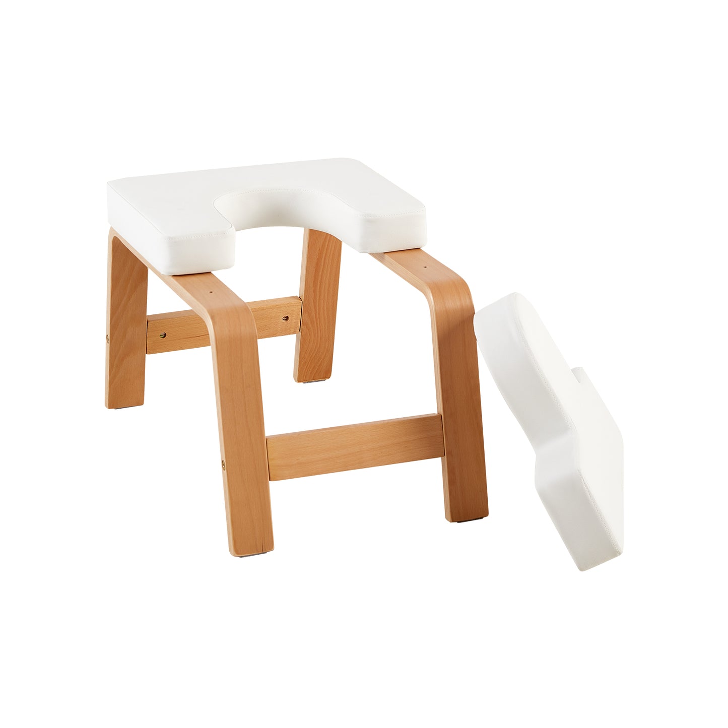 Banc de yoga pour la maison, tapis de méditation pour le yoga, tapis de méditation pour la maison, banc de yoga pour la gym, blanc