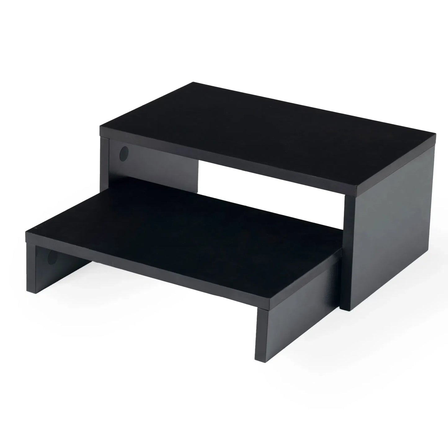 Étagère de Bureau Simple à 2 Niveaux, Étagère de Bureau D'ordinateur Simple, Peut Contenir des Livres, des Documents, 40 x 24 x 17 cm--Noir