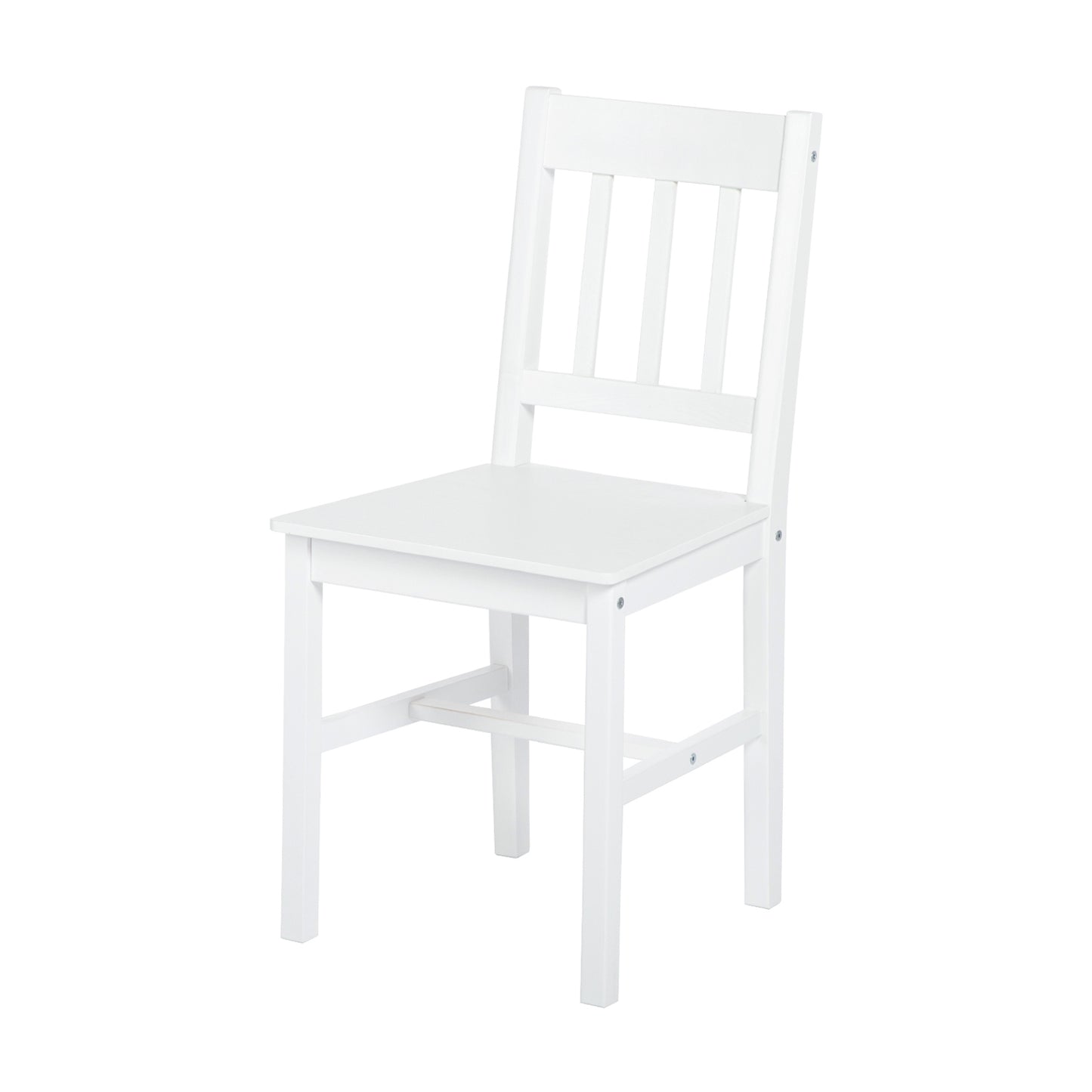 Ensemble de Table et 2 chaises et 1 banc pour Salle à Manger - Blanc