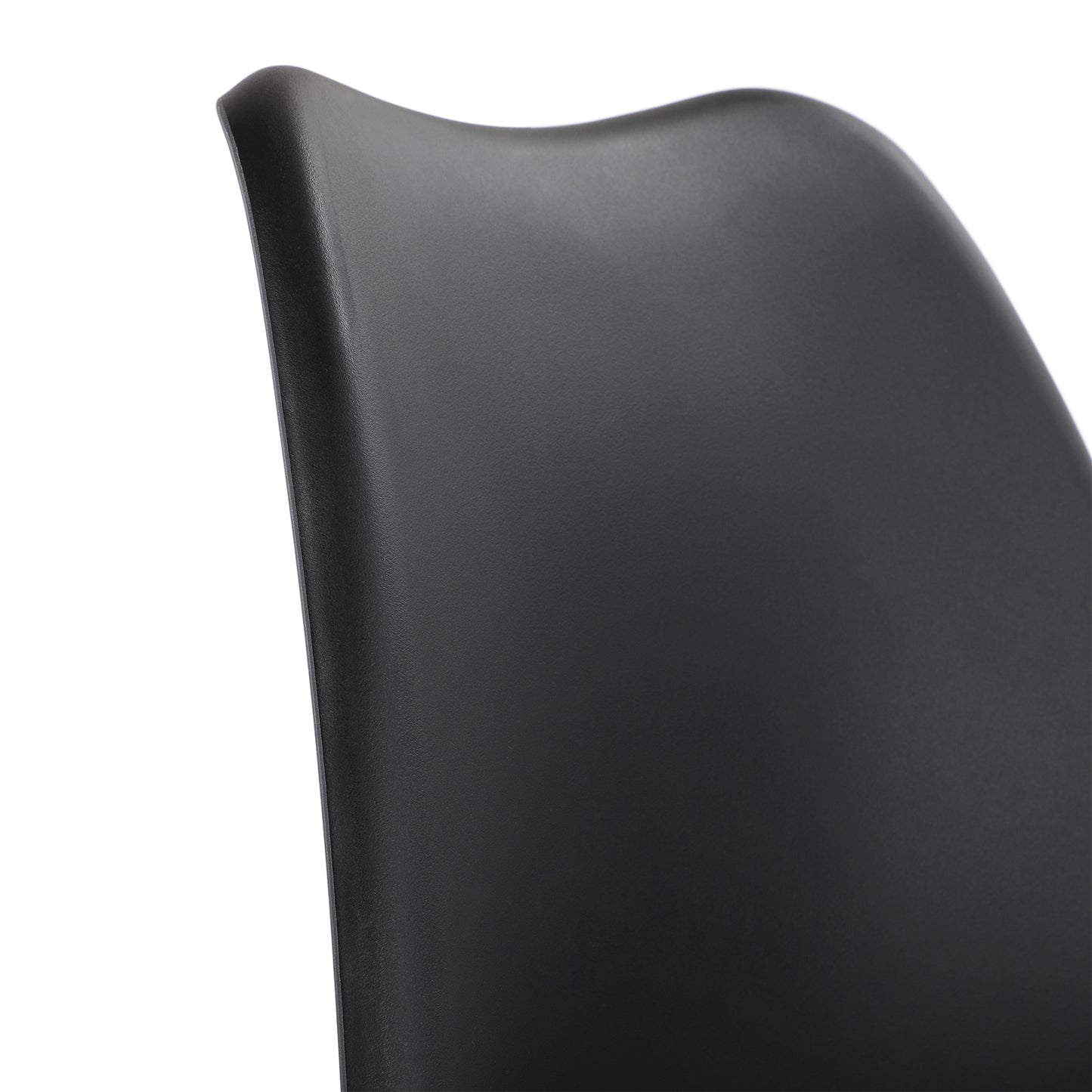 Chaise de salle à manger design contemporain scandinave-Noir