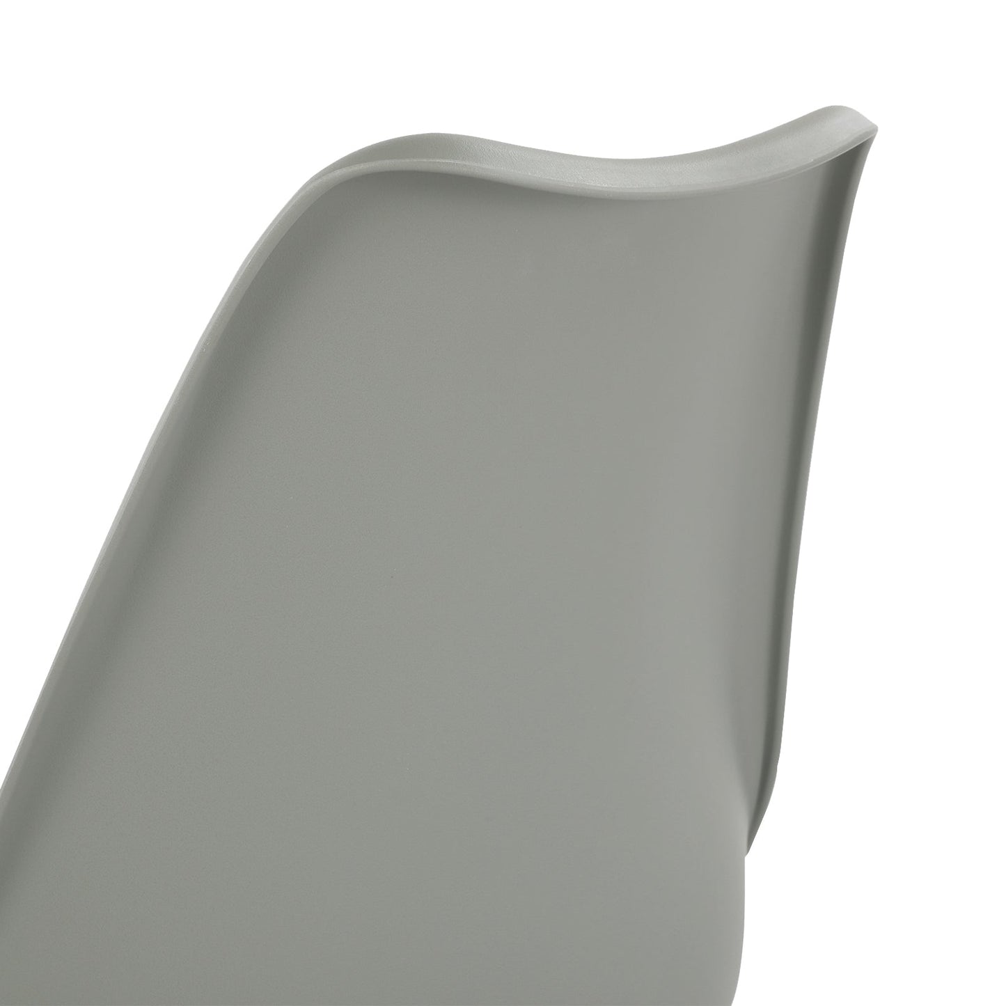 2× chaises de salle à manger design contemporain scandinave-gris