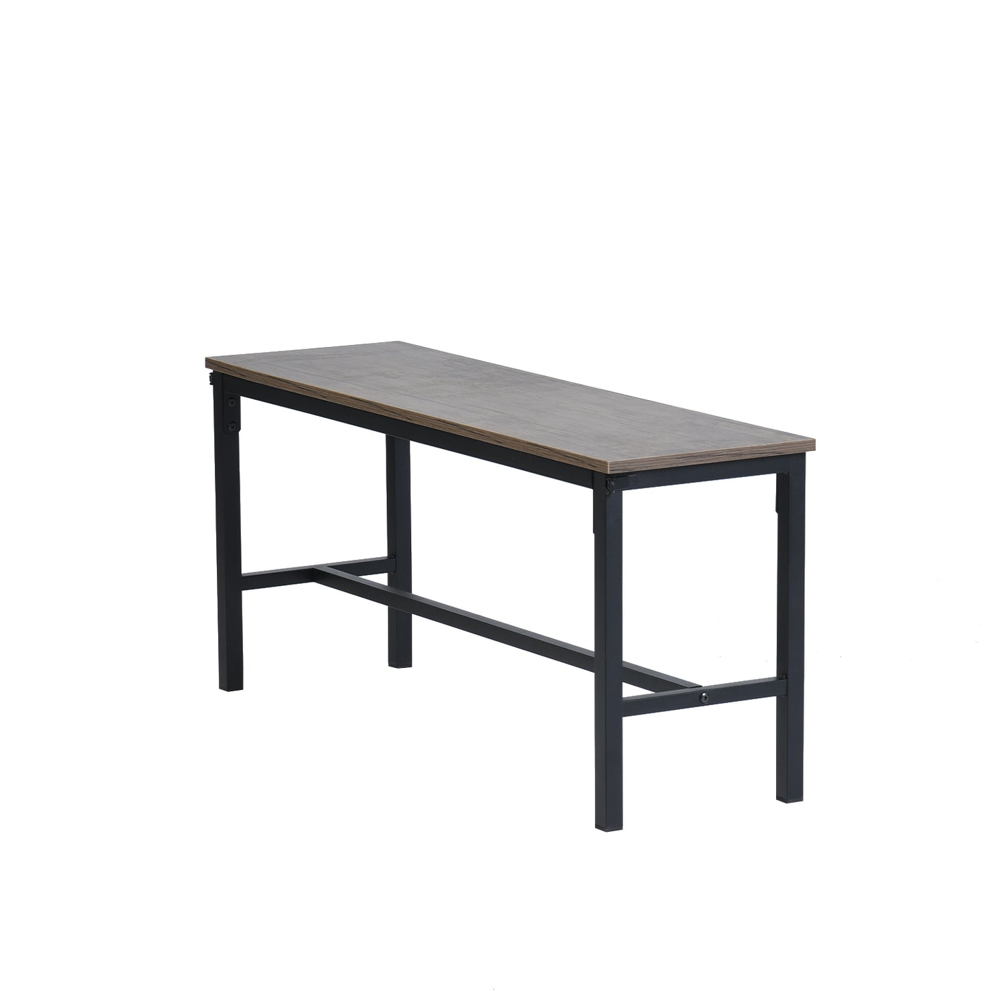 Style industriel - Ensemble de 2 chaises en acier et bois