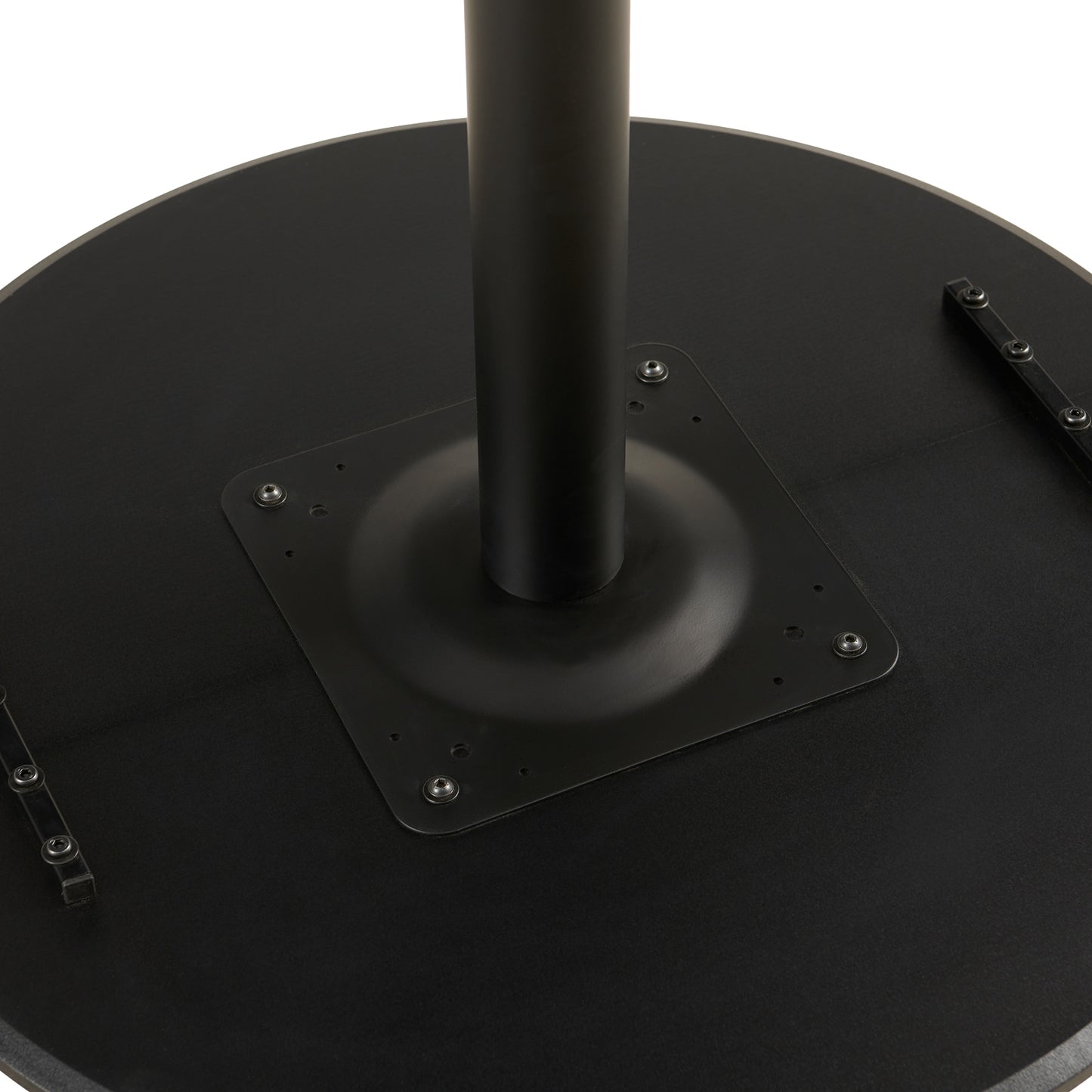 Table à Manger Ronde Mid Century Moderne, Table Basse Minimaliste Noir, Pour Salle à Manger, Salon, Chambre, Bureau, Café