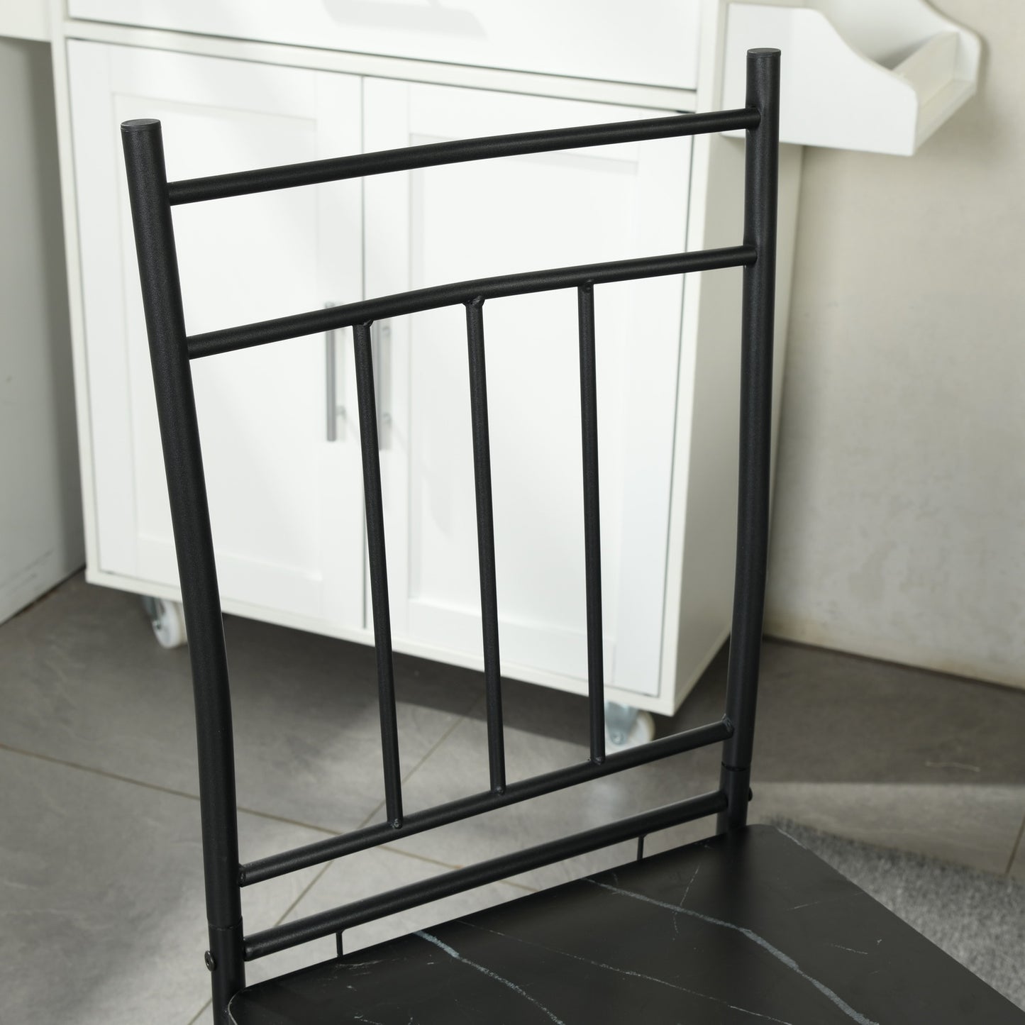 Ensemble de Table et 4 chaises pour Salle à Manger - Blanc