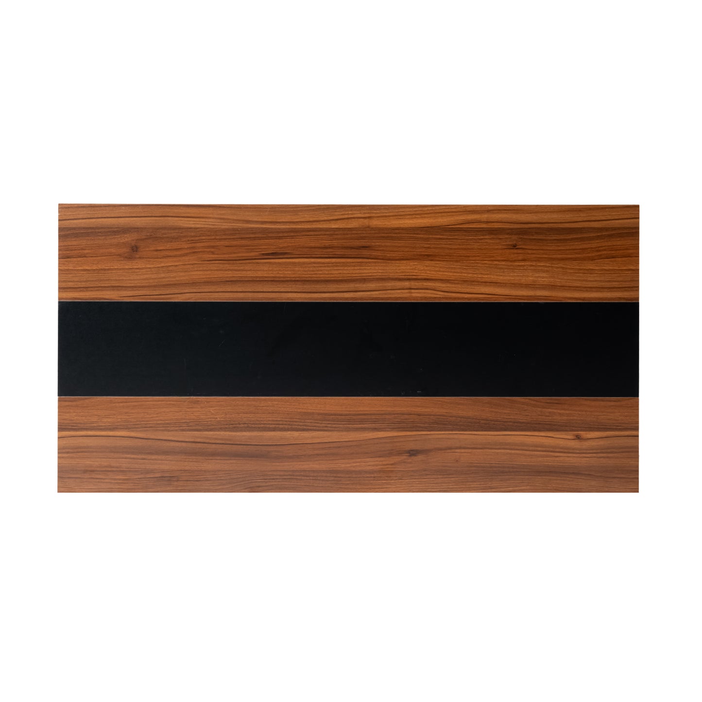 Table de Cuisine Couleur Brun Rougeâtre et Noir, Table de Cuisine Style Moderne, Sideboard de Cuisine--140 x 70 x 75 cm