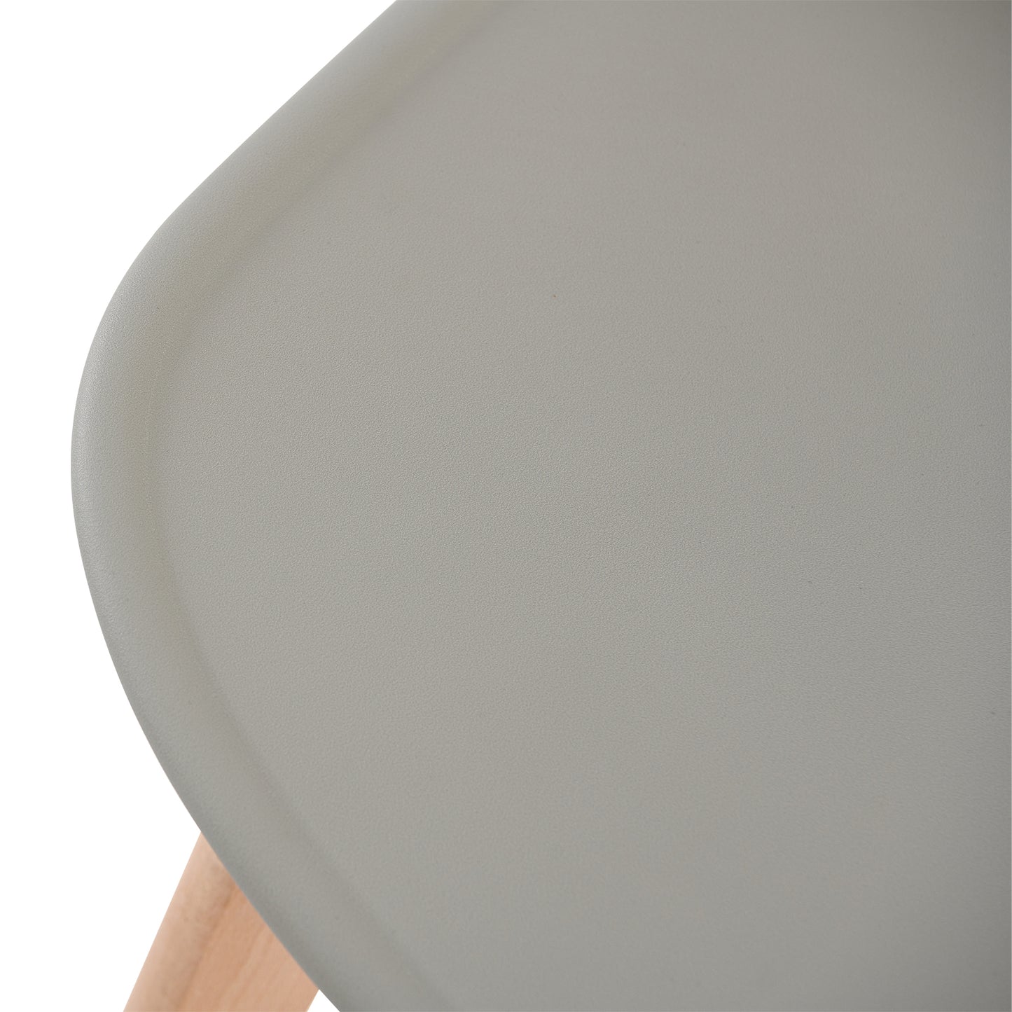 Lot de 2 Chaises Design Plastique Scandinave Chaise de Salle à manger - Gris