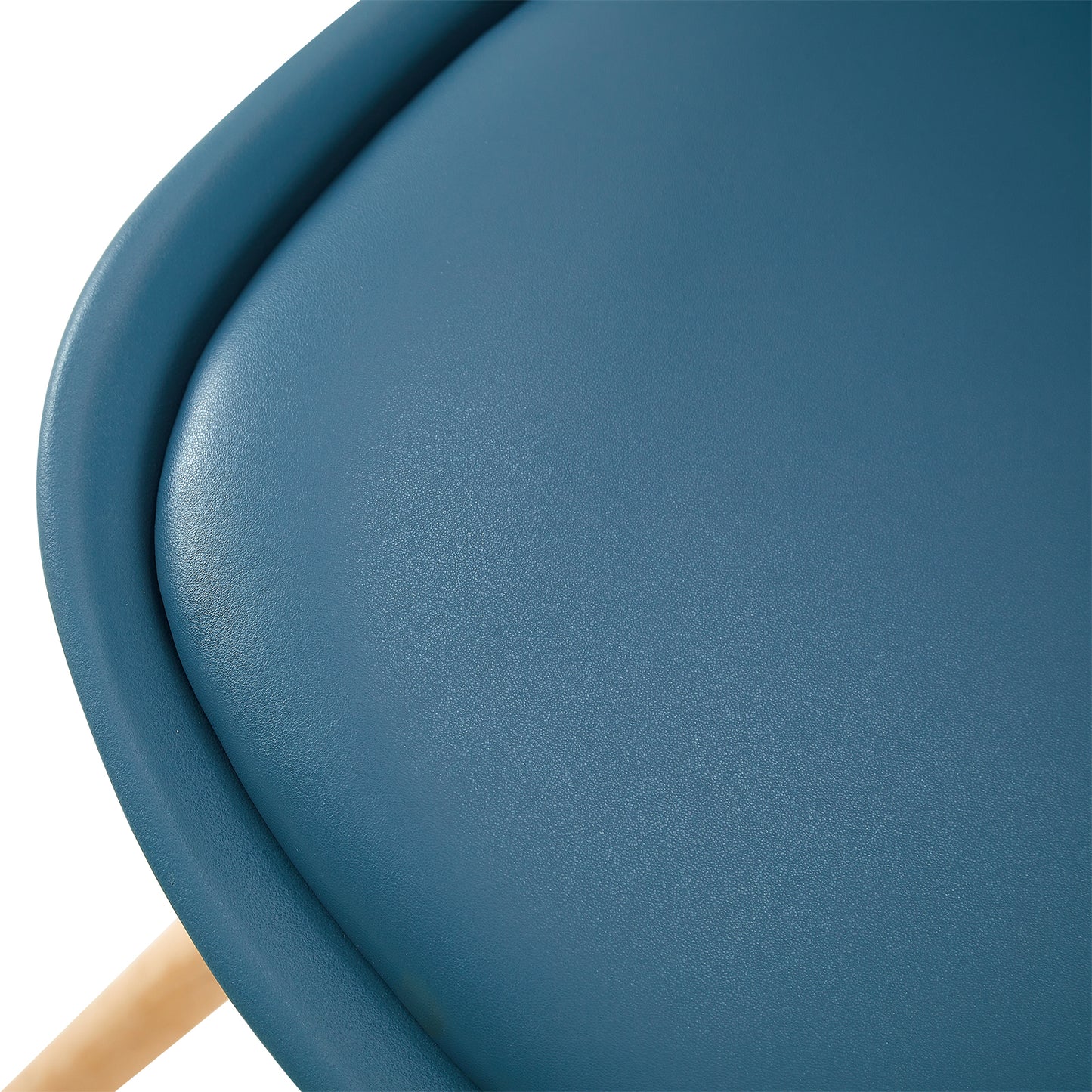 4 Chaise de salle à manger design contemporain scandinave-Vert foncé