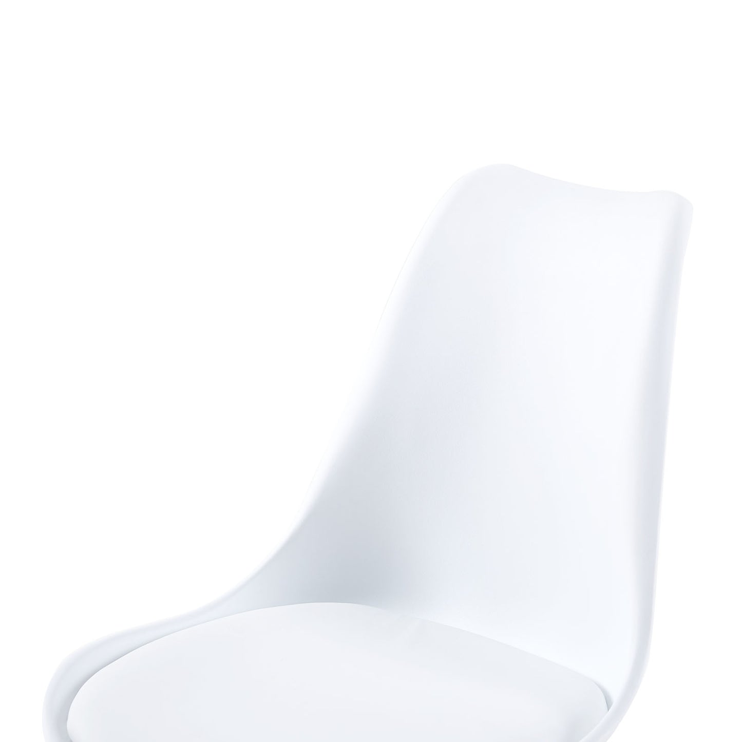 Lot de 6 Chaises Scandinaves pour Salle à Manger - Blanc