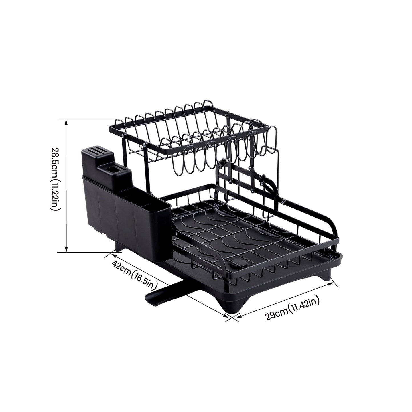 Égouttoir Vaisselle Multifonction, Pratique & Facile Nettoyage, Séchoir pour Casseroles et Ustensiles