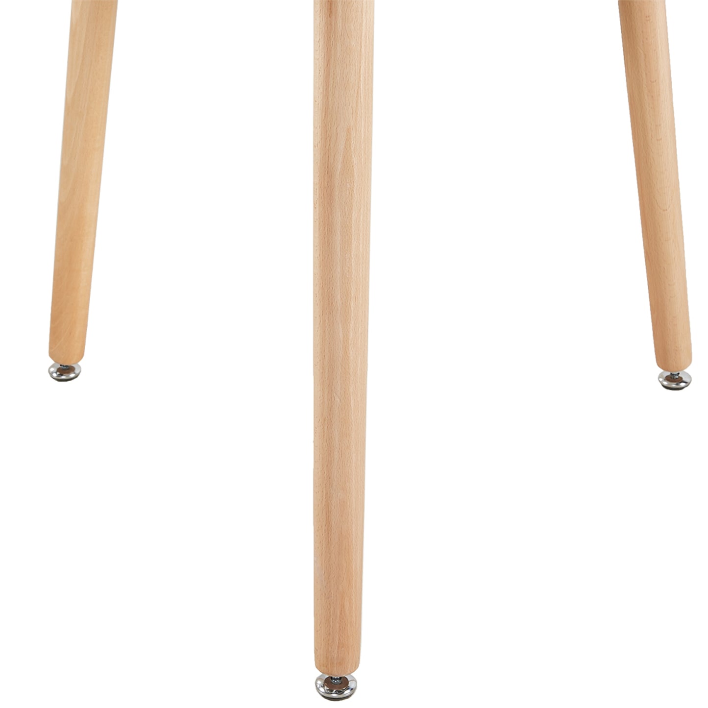 Table à Manger Ronde Scandinave en Bois de Hêtre Massif laqué - 80 x 70 cm - Blanche