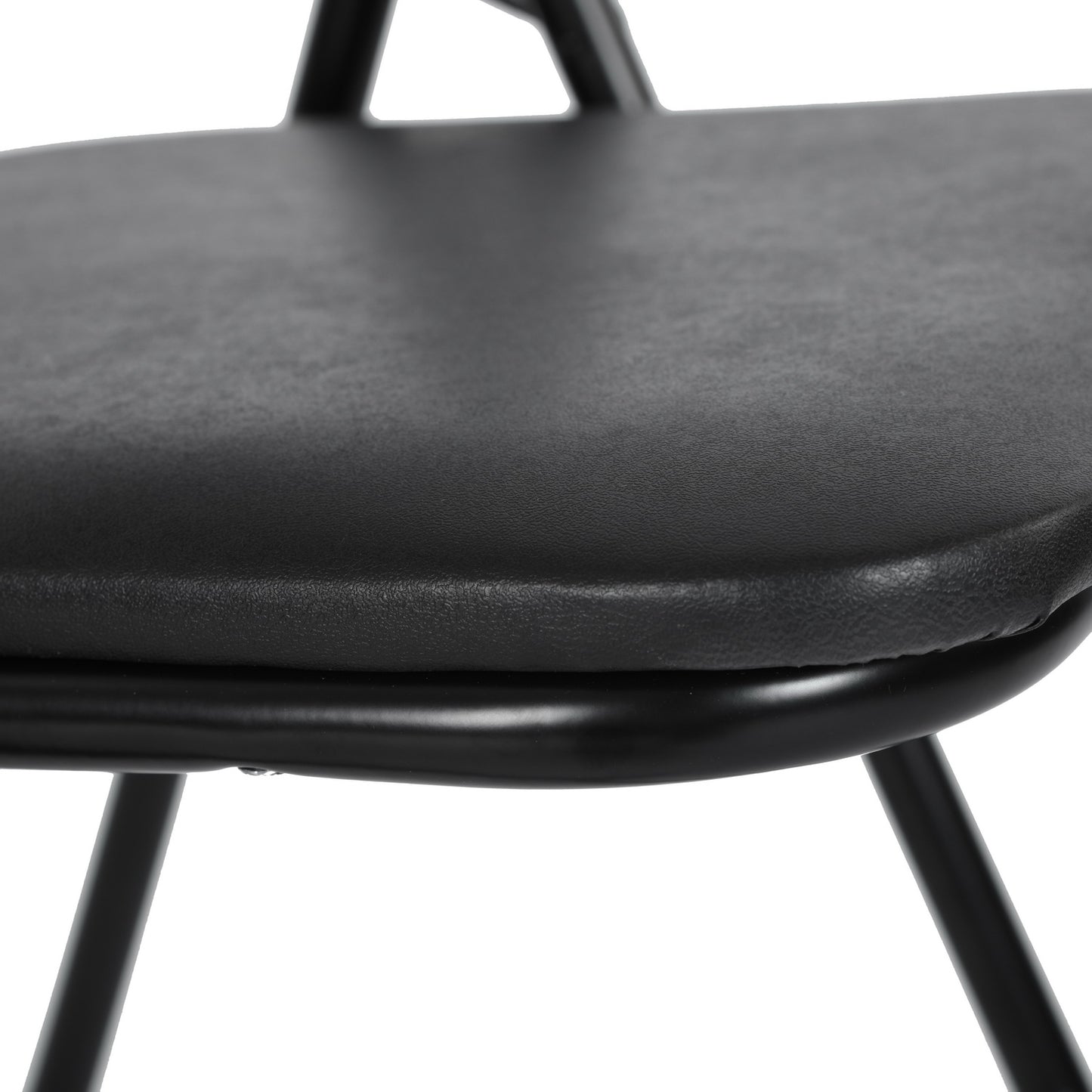 Lot de 4 Chaises pliantes empilables rembourrées