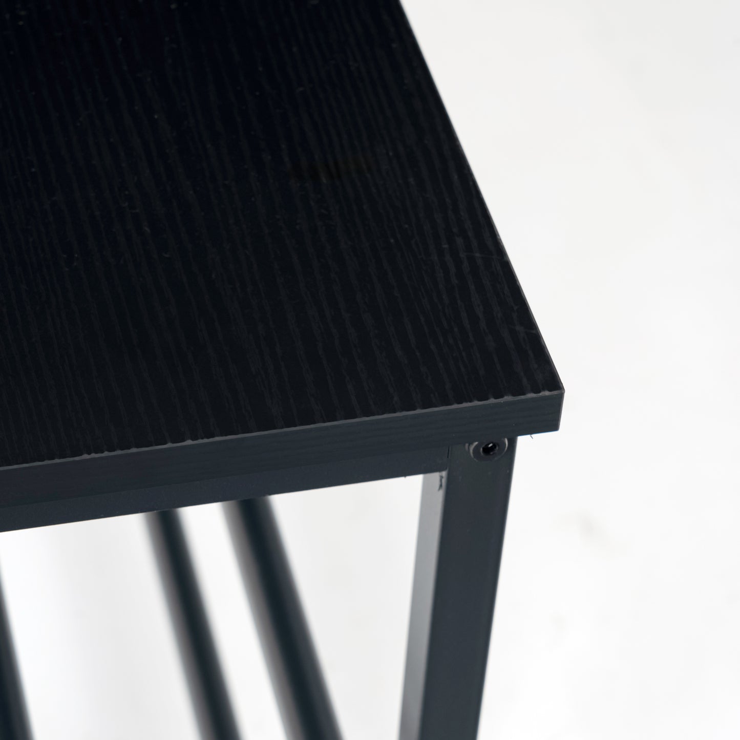 Étagère à Chaussures 3 Niveaux, 100 x 30 x 45 cm - Noir, Pour Entrée, Chambre et Dressing, Range Plusieurs Paires