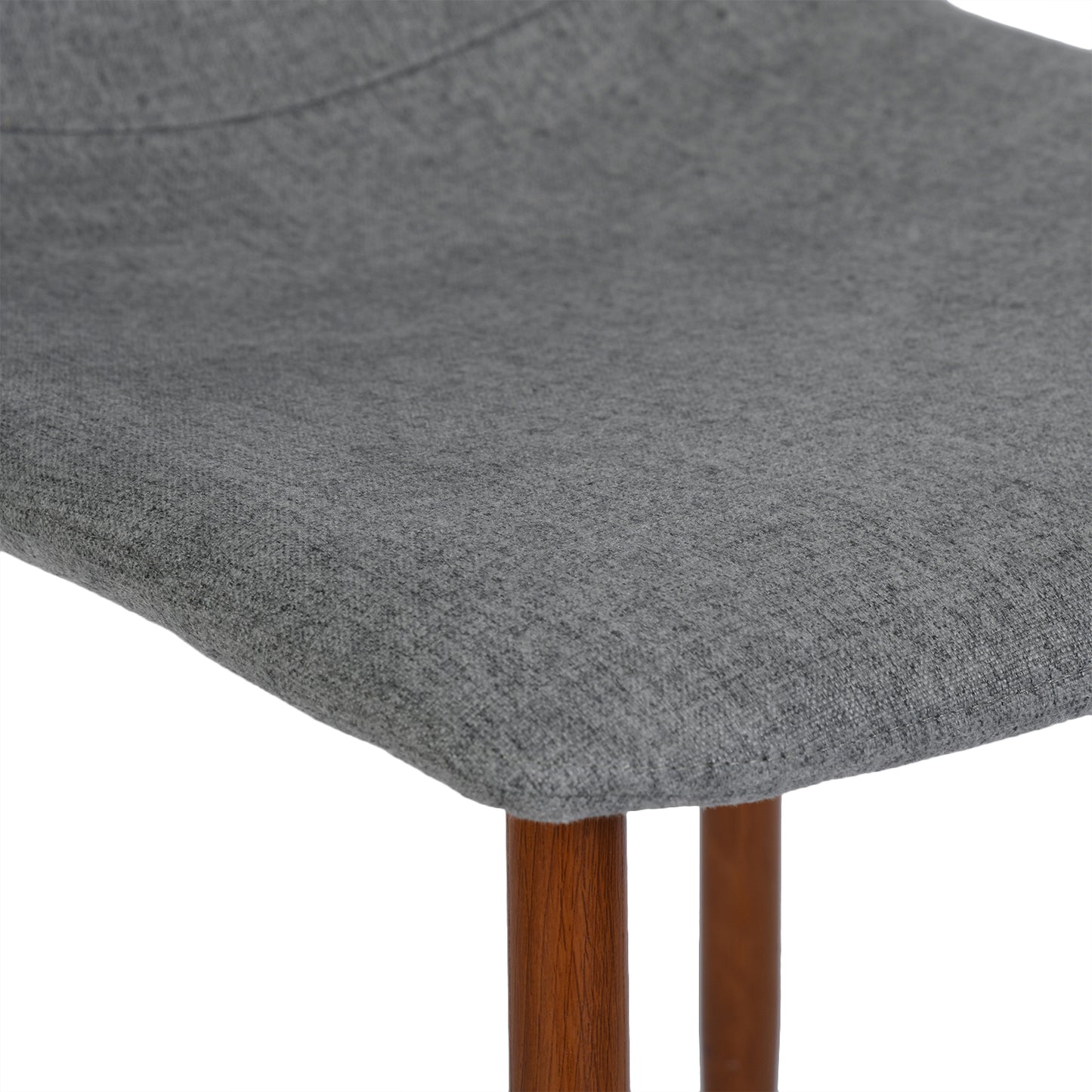 Lot de 2 Chaises de Salle à Manger de Style Scandinave - Gris