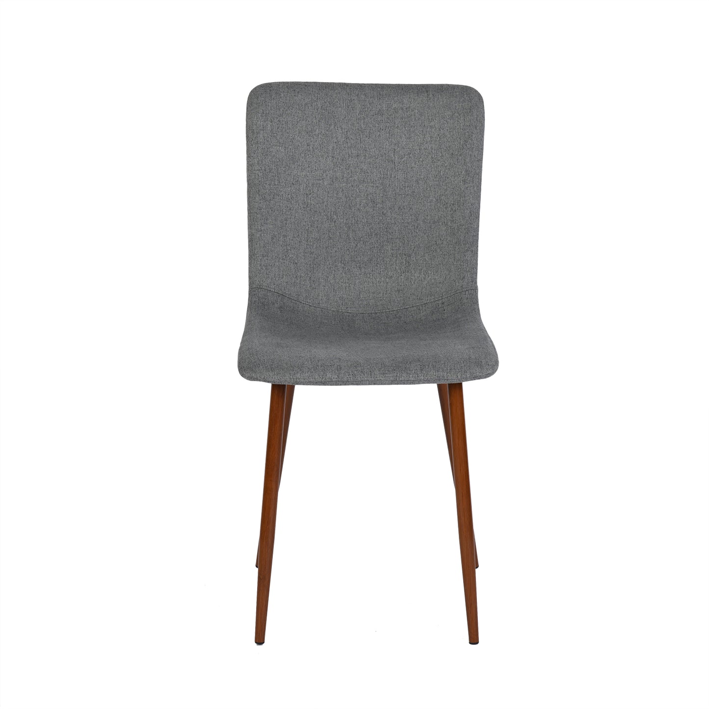 Lot de 2 Chaises de Salle à Manger de Style Scandinave - Gris