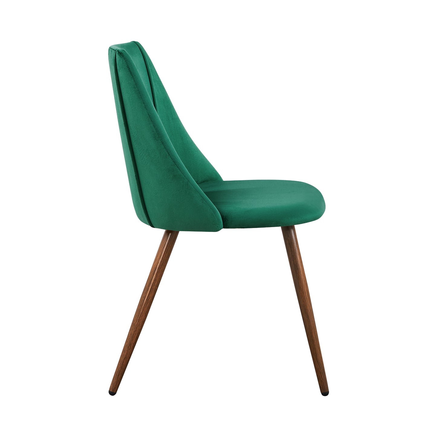 Chaise de Style Scandinave en Velours Vert pour Salle à Manger