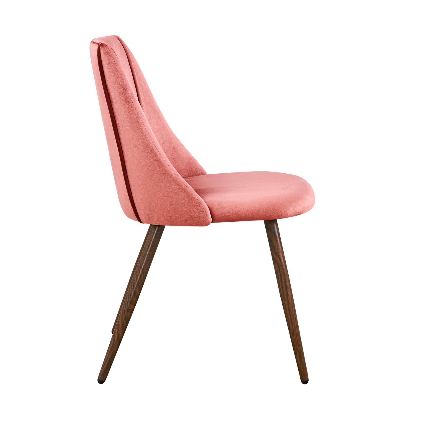 Chaise de Style Scandinave en Velours Rose pour Salle à Manger
