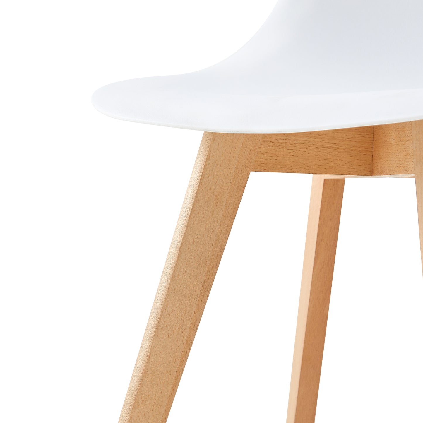 Lot de 4 chaises Scandinave design La mode Salle à Manger Chaises de Blanc - Cuisine,Salon,Bureau