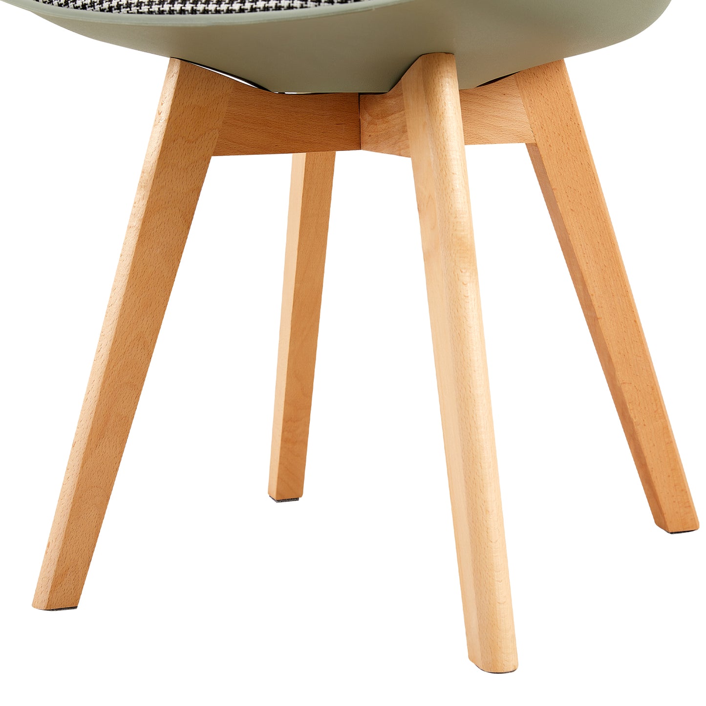 1 chaise de salle à manger design contemporain scandinave-Gris