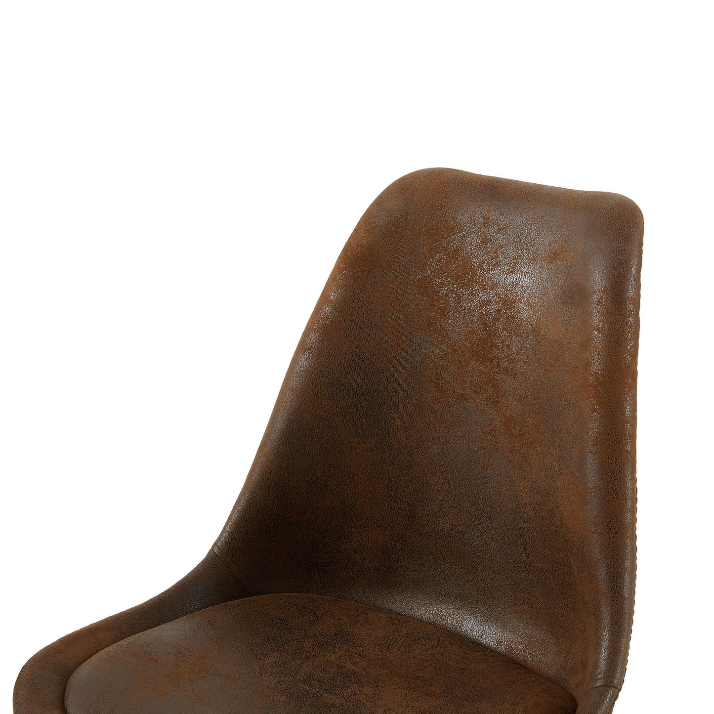 Lot de 4 chaises Scandinaves pour Salle à Manger - Marron