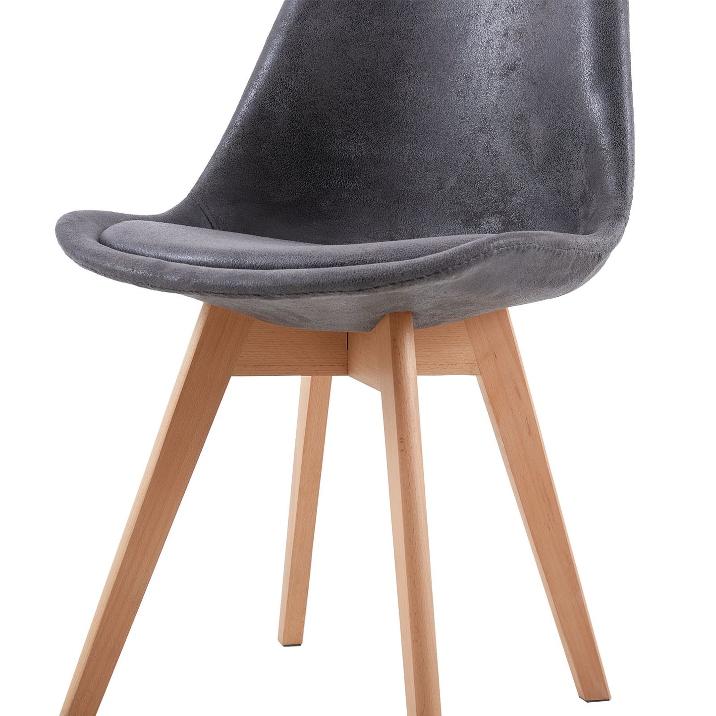 Ensemble de 2 chaises Scandinaves pour Salle à Manger - Gris