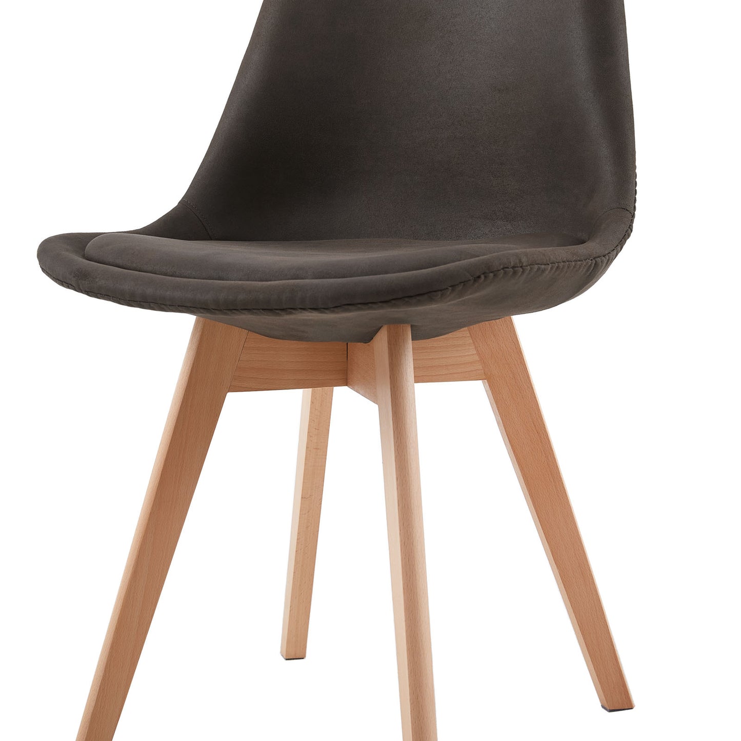 Lot de 4 chaises Scandinaves pour Salle à Manger, Design élégant et Moderne - Gris