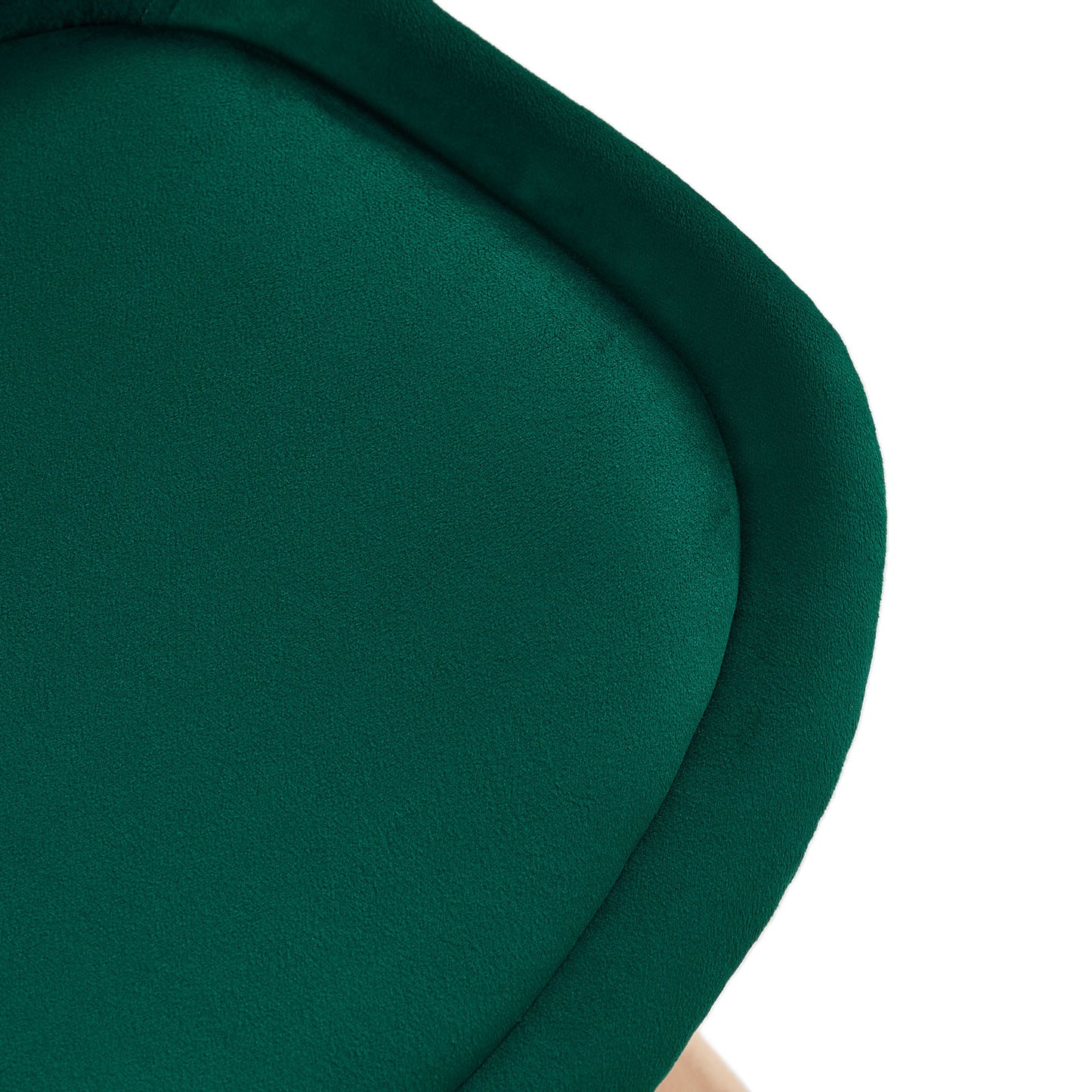 Lot de 4 chaises Scandinaves pour Salle à Manger - Vert Foncé