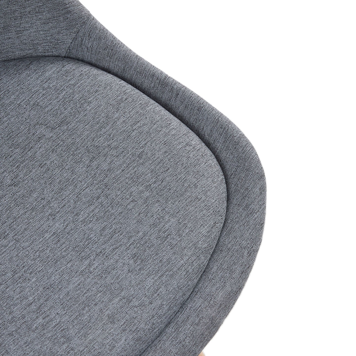Lot de 2 chaises Scandinaves pour Salle à Manger - Gris