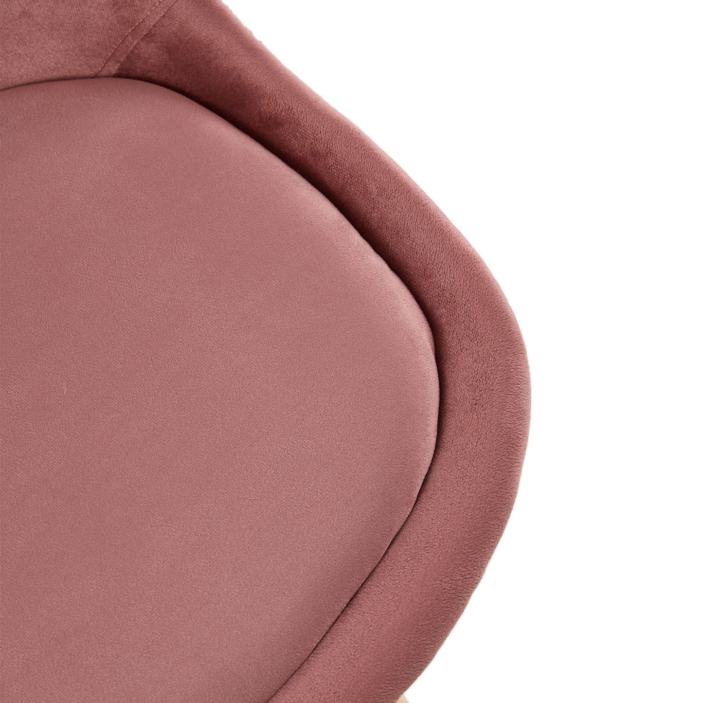 Lot de 2 chaises design Scandinave moderne pour salle à manger - Rose