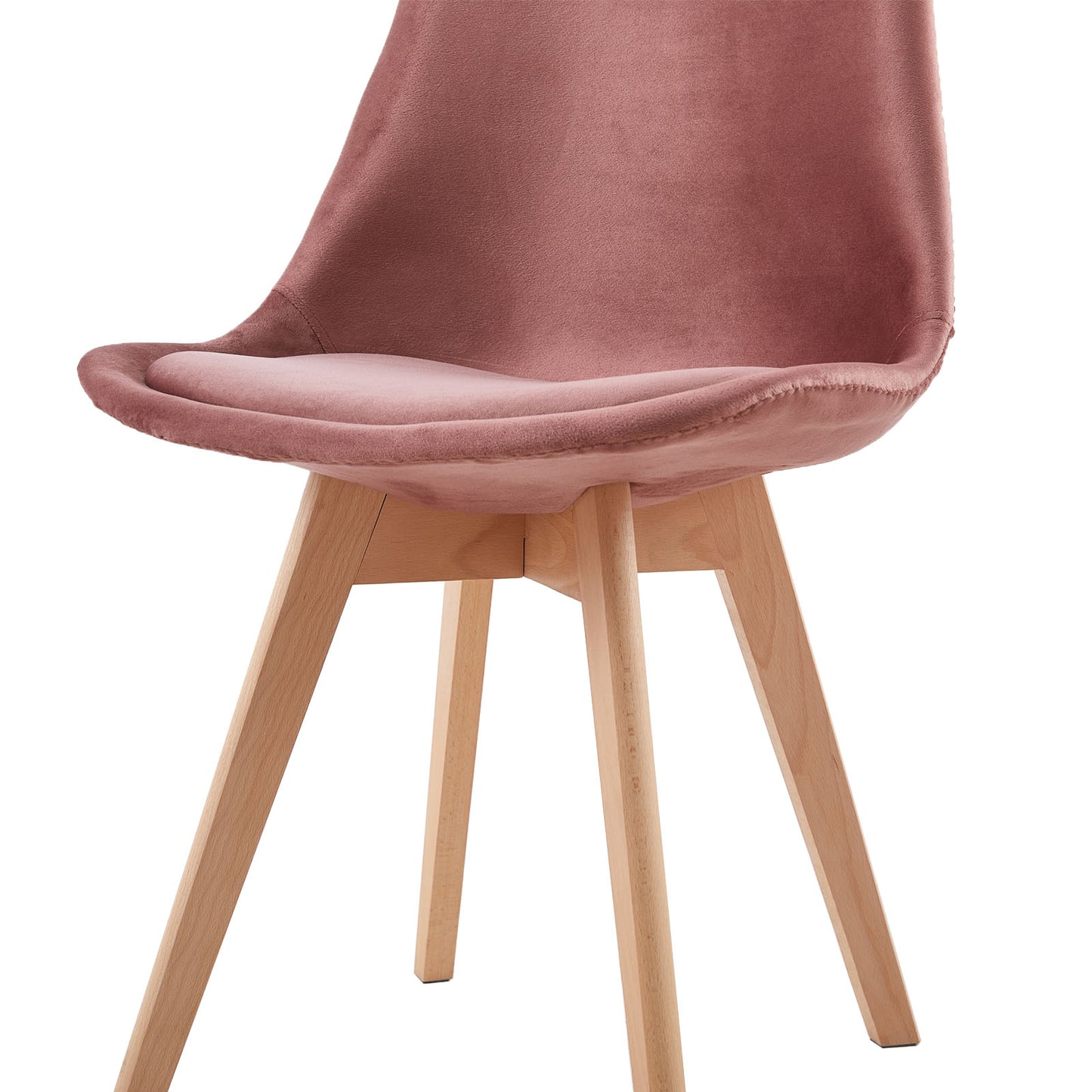 Ensemble de 4 chaises Scandinaves pour Salle à Manger - Rose