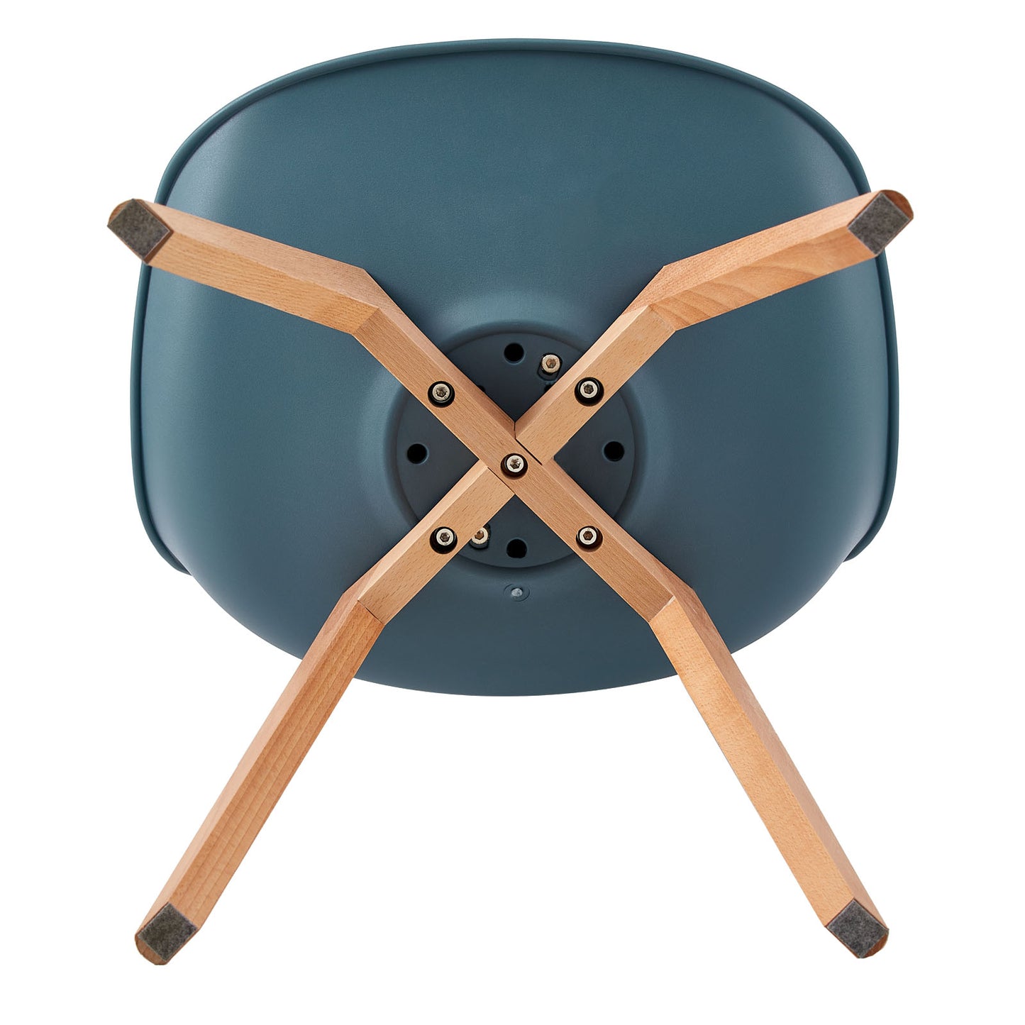 Ensemble de 4 chaises au design Scandinave contemporain pour salle à manger