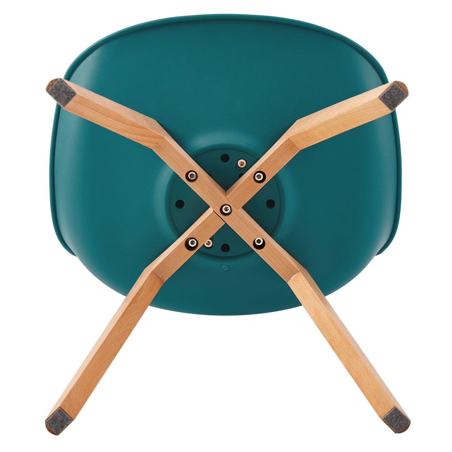 Lot de 2 chaises design Scandinave moderne pour salle à manger