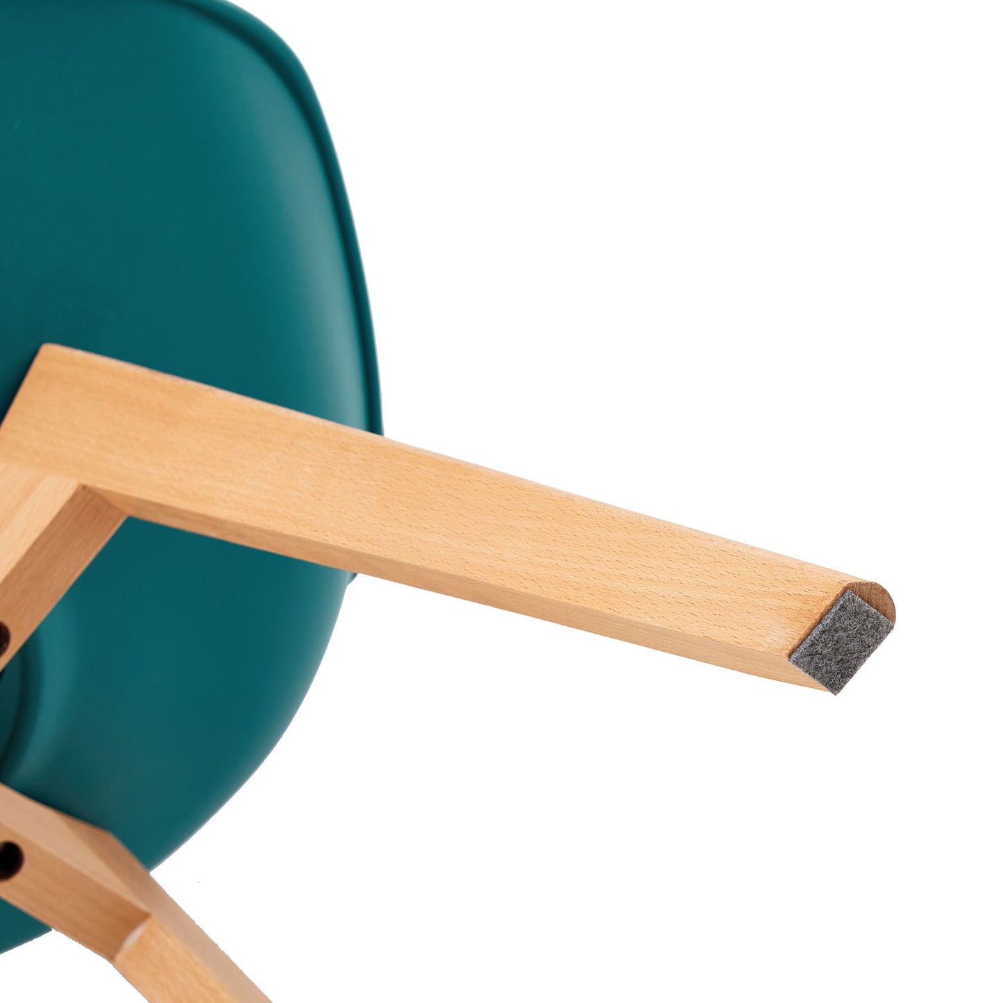 Lot de 2 chaises design Scandinave moderne pour salle à manger-Lac bleu