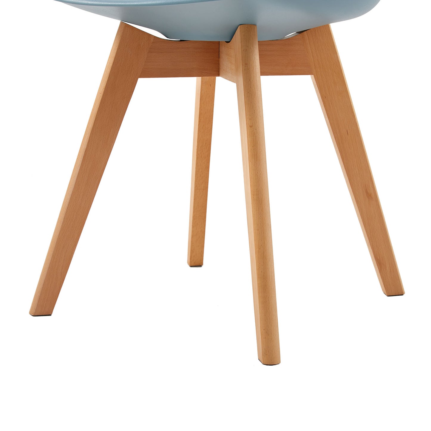 Lot de 4 chaises de salle à manger design contemporain scandinave-Bleu