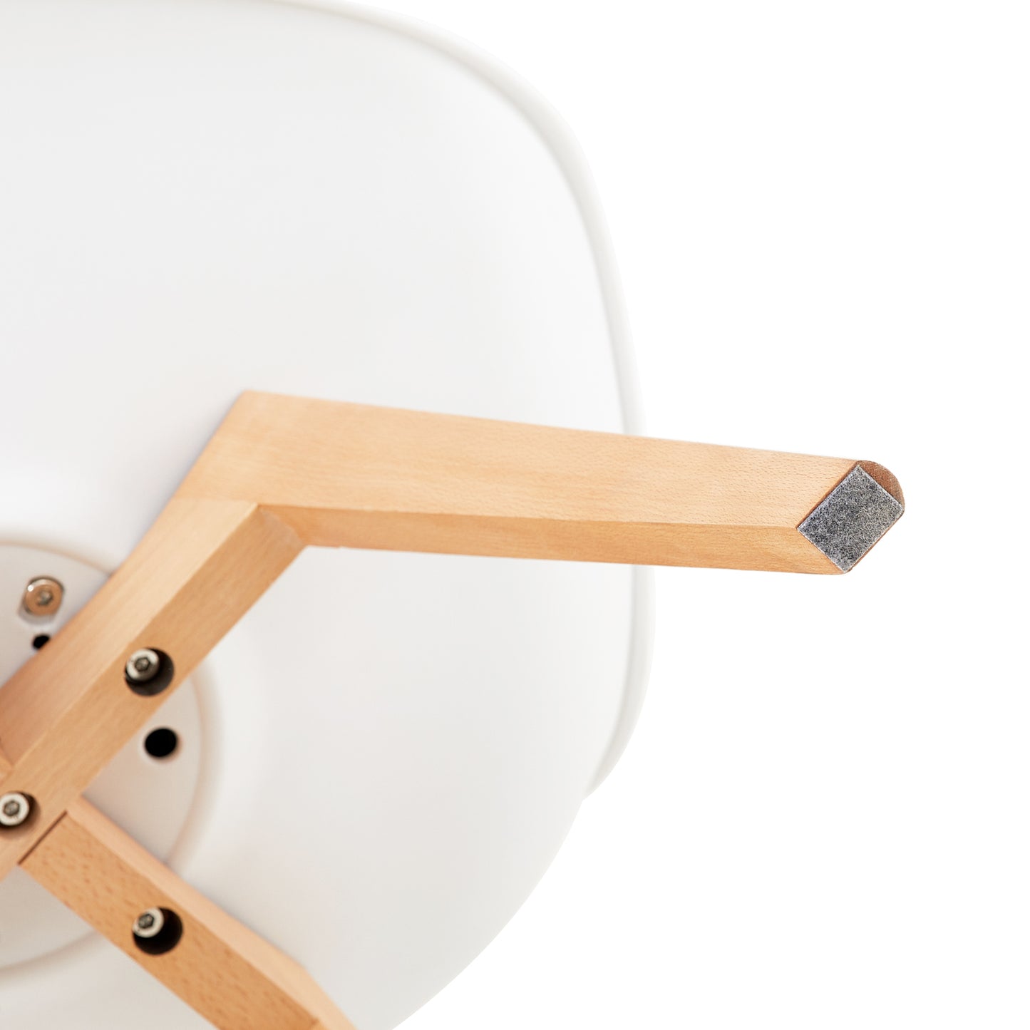 Lot de 4 chaises Scandinaves au design contemporain pour salle à manger - Rouge