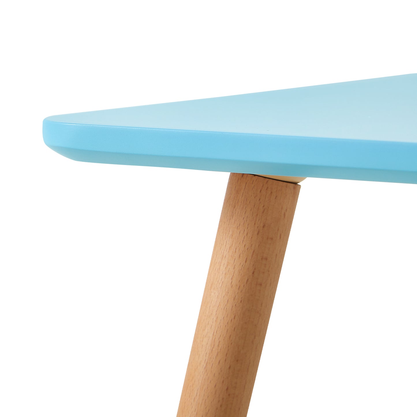 Table à Manger Rectangulaire en Bois Salle à Manger Scandinave pour enfants - Bleu