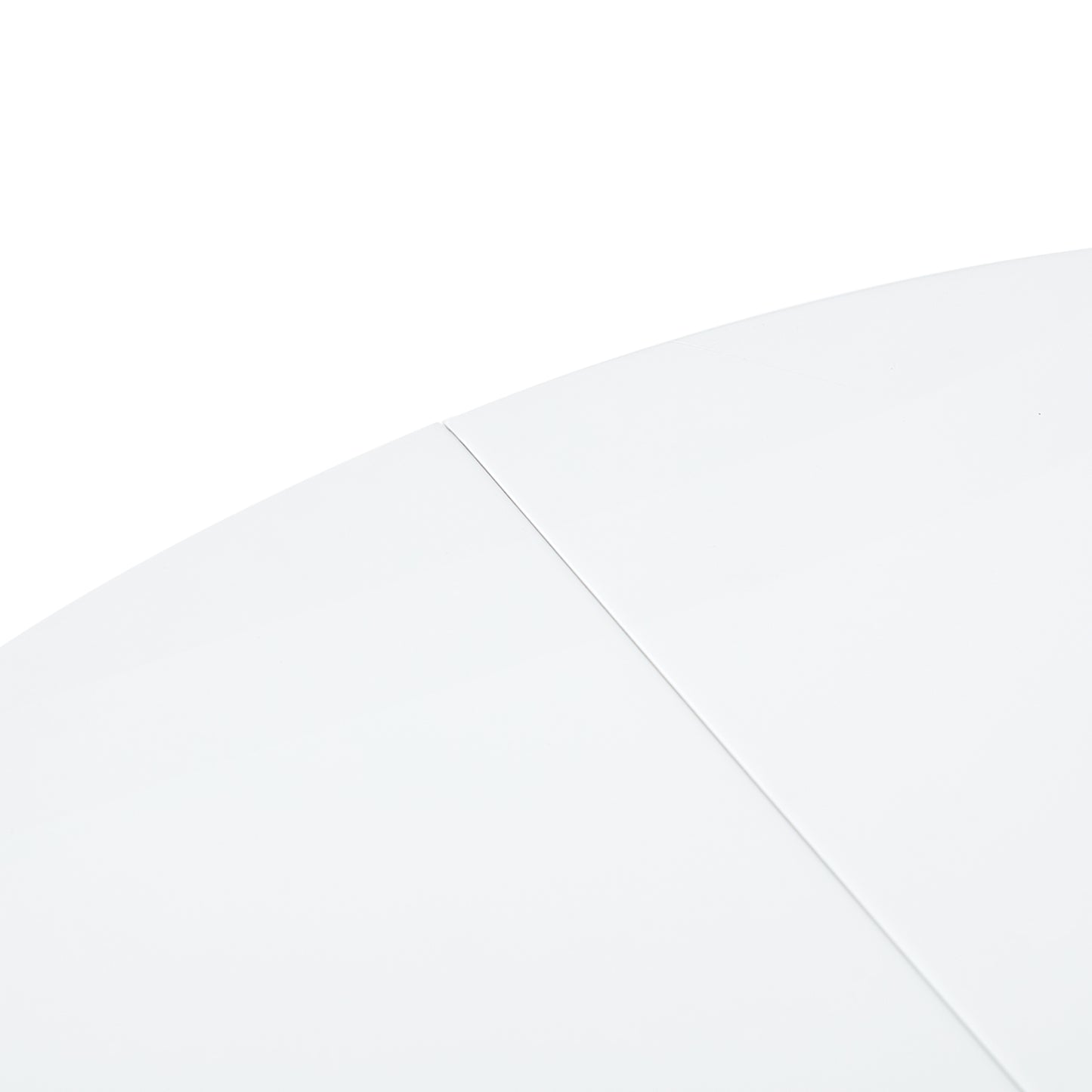 Table à Manger Ronde Scandinave en Bois de Hêtre Massif laqué - 80 x 70 cm - Blanche