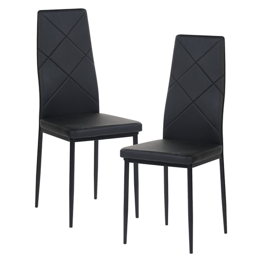 Chaises de salle à manger rembourrées (Lot de 2)