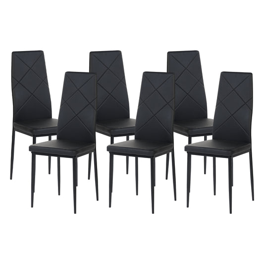 Chaises de salle à manger rembourrées (Lot de 6)