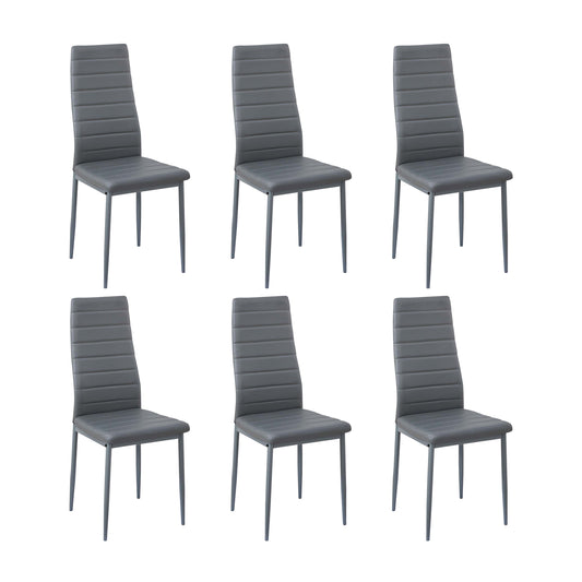 Lot de 6 Chaises de Salle à Manger - style moderne