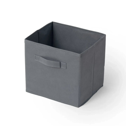 Tiroirs en Non-Tissé, Boîtes de Rangement, Cubes de Rangement Pliables Adaptés Pour Stocker des Jouets et des Vêtements, 26 x 22 x 25cm--Gris