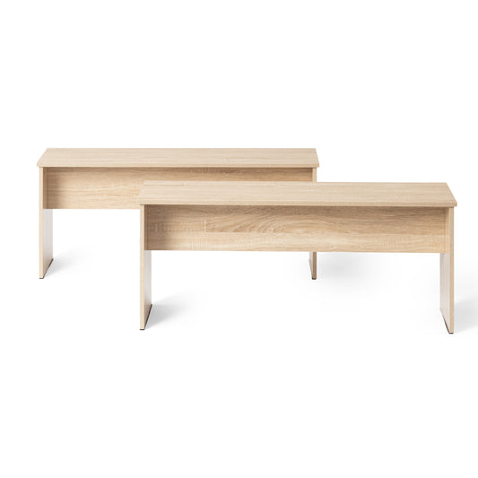 Lot de 2 Chaises de Salle à Manger, Économisez de l'espace, Adapté à la Chambre, Salon, Balcon--110 x 30 x 45 cm