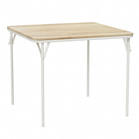Table à Manger Carré en Bois Salle à Manger Scandinave-Chêne-86*86*71cm